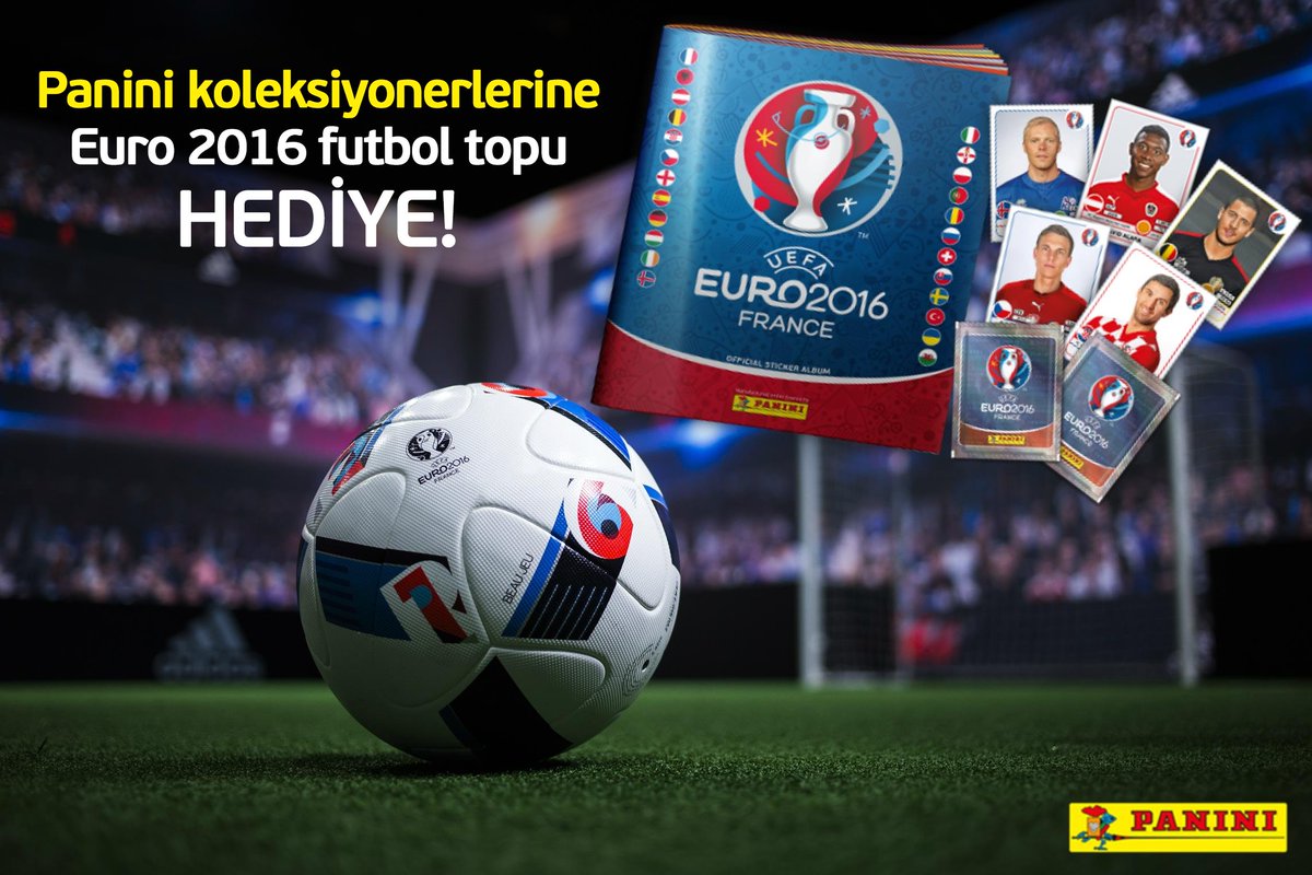 Ödüllü yarışmalara tam gaz devam! Bu tweeti RT'le #Panini'den #Euro2016 logolu futbol topu kazanma şansı yakala!