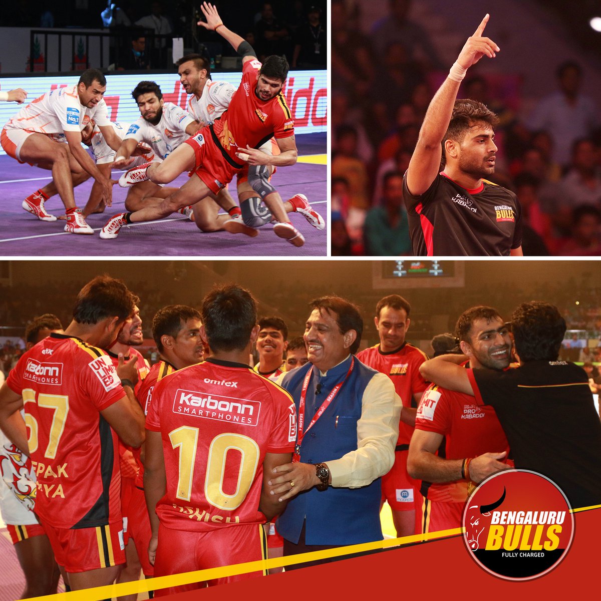 BengaluruBulls's tweet photo. Unforgettable peak moments from the season so far. https://t.co/WC8FDWtKQr