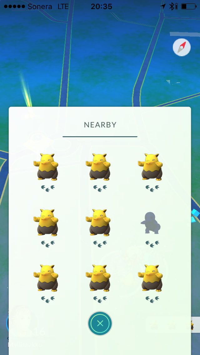 PokemonFinland's tweet photo. Hier in Finnland bedeutet Gelbe Wand was anders! @BVB #pokemonGo https://t.co/KQo7oNfCHc