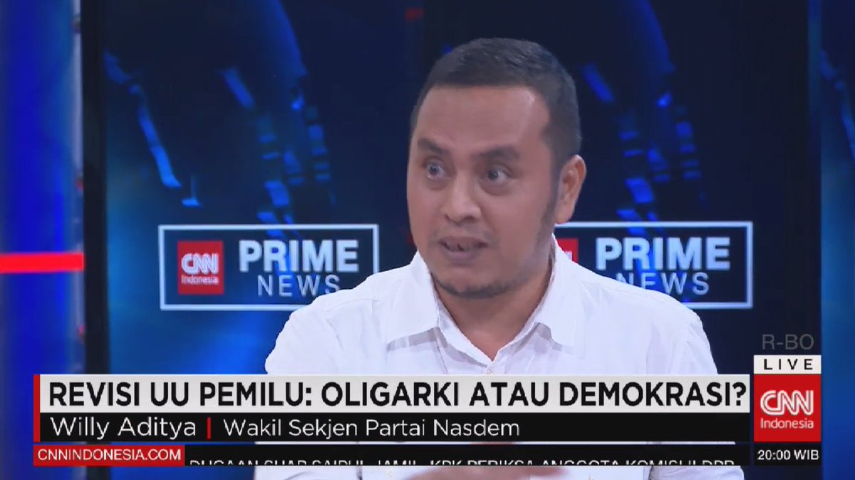 .<a href="/adityawilly/">Willy Aditya</a>: Pengalaman paling buruk adalah ketika 'money politic' mulai terjadi pada pemberian nomor urut.