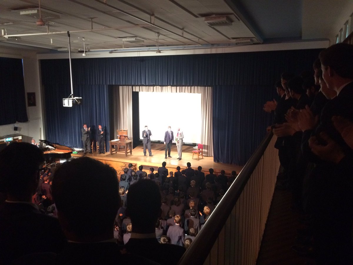 KEVICHB's tweet photo. #mrs50 spontaneous standing ovation in final assembly https://t.co/BYjRKijdrG