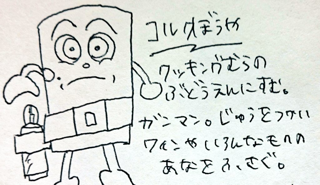 河島佑香 かわゆか 画伯の アンパンマンキャラクターミニミニ図鑑 8ページ目 Togetter