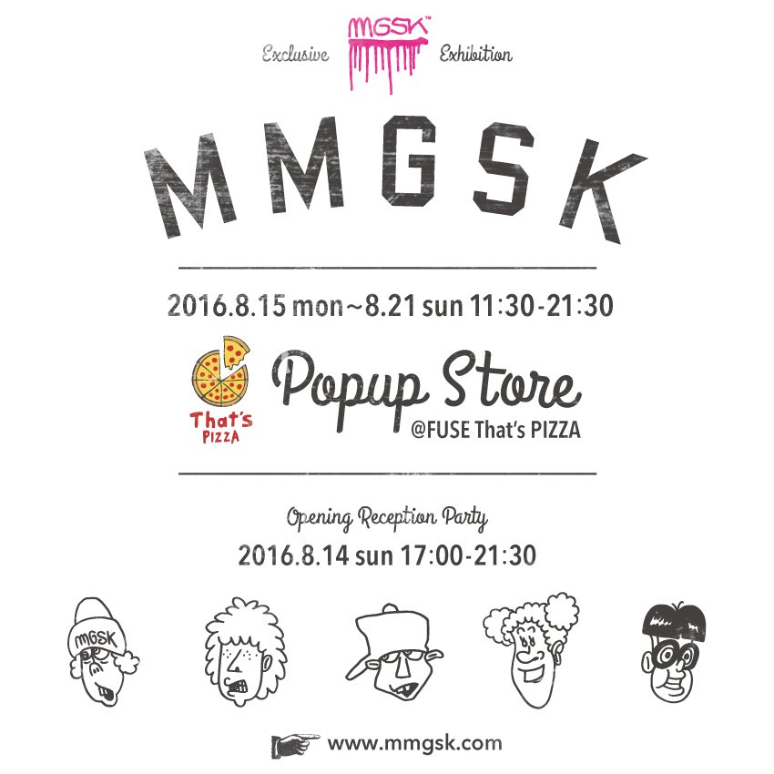 MMGSK_official's tweet photo. 🏡Pop Up Store開催🏡
2016/8/14(sun) ~2016/8/21(sun) @thats_pizza 
今回はピザ屋さんで開催🍕
詳しくはHPをチェク〜↓↓↓
https://t.co/fiEF9JC6pE https://t.co/rLR2MtdIgF