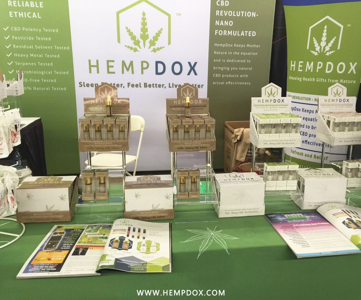Second Day @ #ChampsTradeShow - HempDox.com
#HempDox #CBD #Edible #ChampsTradeShows #TradeShow #Tincture