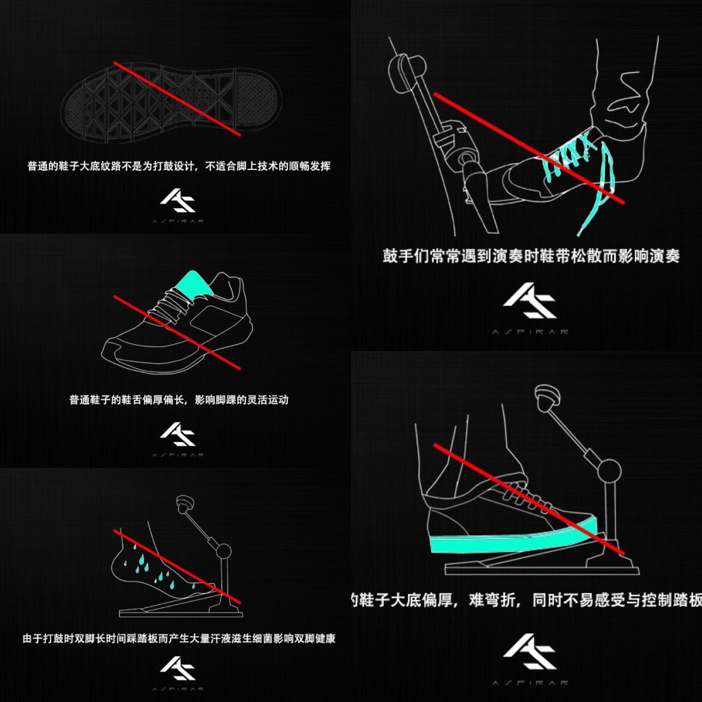 jasonshii's tweet photo. why the drummer to choose drumming shoes！#Aspirar #drummershoes #drummingshoes https://t.co/sDbkf5uKZ3