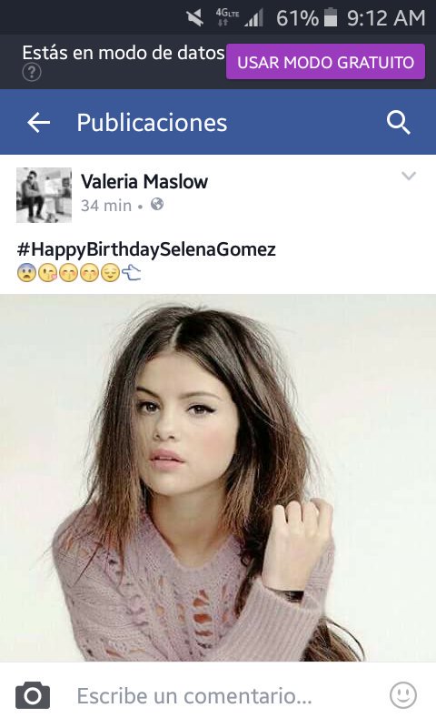 Pedraza140's tweet photo. Hoy Selena Cumple Años 
La Amo, La Adoro.... Ella Es Mi Todo 
😘😘😄😍👈 https://t.co/gGtyQNdjWU