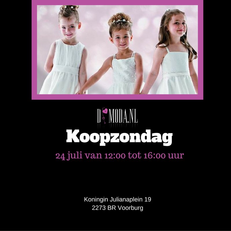 DModa_nl's tweet image. Aankomende zondag 24 juli is het weer #koopzondag ! U bent van harte welkom tussen 12.00 en 16.00 uur. Tot dan!
