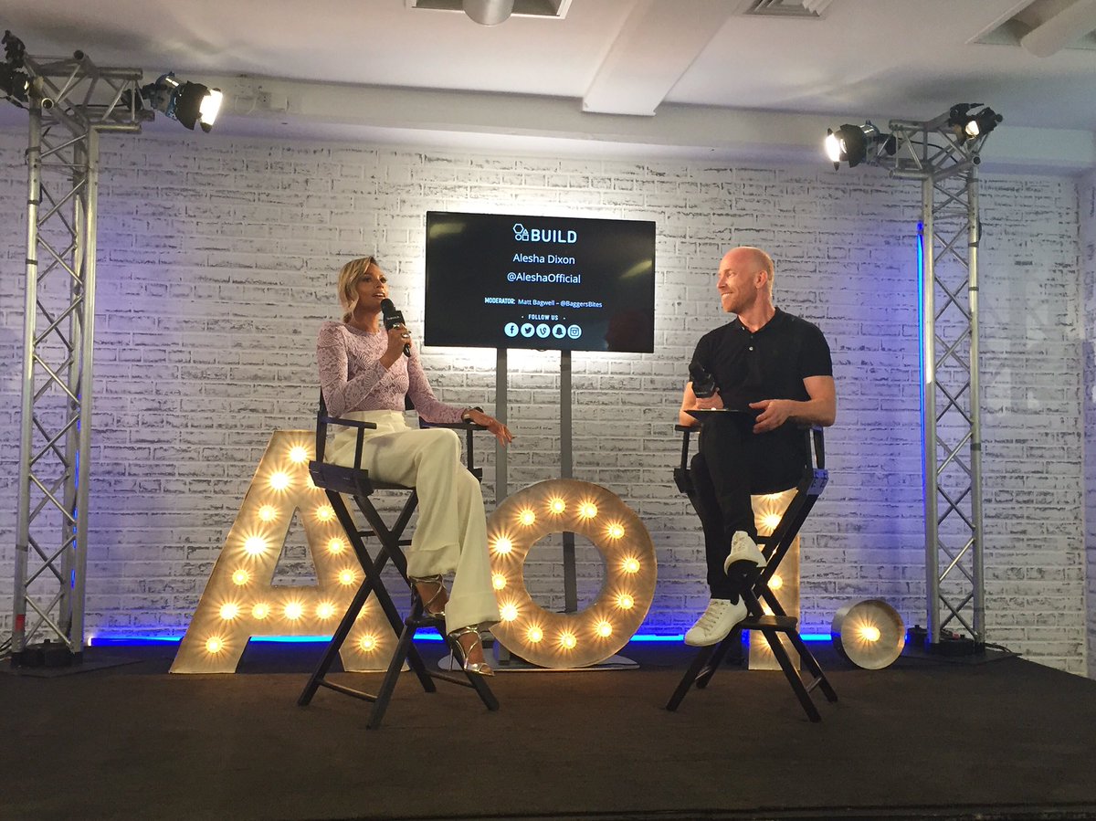 Be__On's tweet photo. "If you have a grip on reality you can deal with any frivolities in the industry." @AleshaOfficial @AOLBUILD_UK https://t.co/zGXZz72Og7