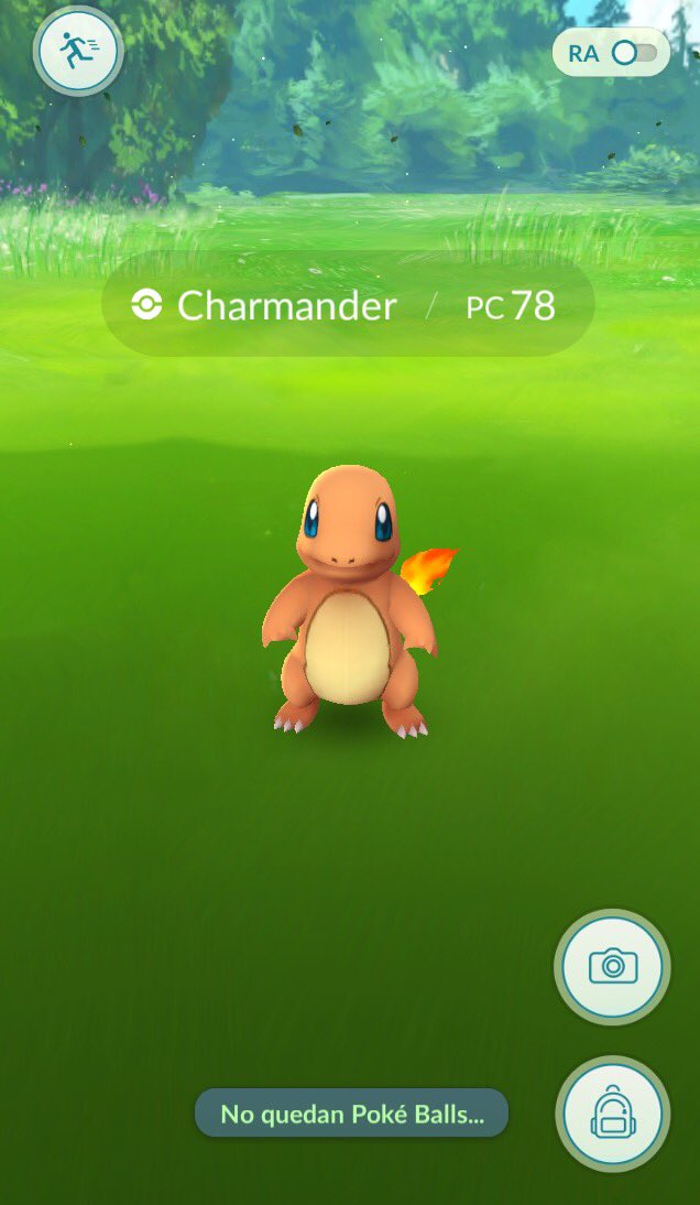 Scorpmed's tweet photo. #PokemonGo No #pokestops No #pokeballs No #Charmander  FeelsBadMan https://t.co/sfoqdRPzEa