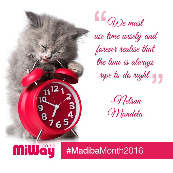 miwayinsurance's tweet photo. Take some time this weekend to reflect on all the things you've done right this #MandelaMonth2016 and keep going! https://t.co/7JVaJ9kFLi