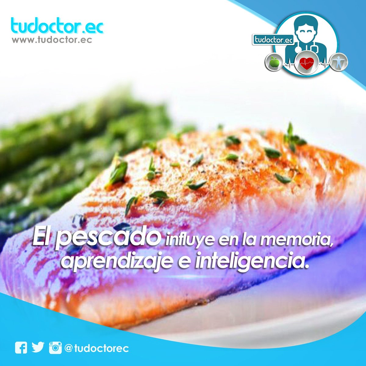 tudoctorec's tweet photo. Una razón más preferir el pescado en tu alimentación diaria. #TuDoctorEc #ConsejosSalud #AlimentaciónSaludable https://t.co/MoyMhrGCWP