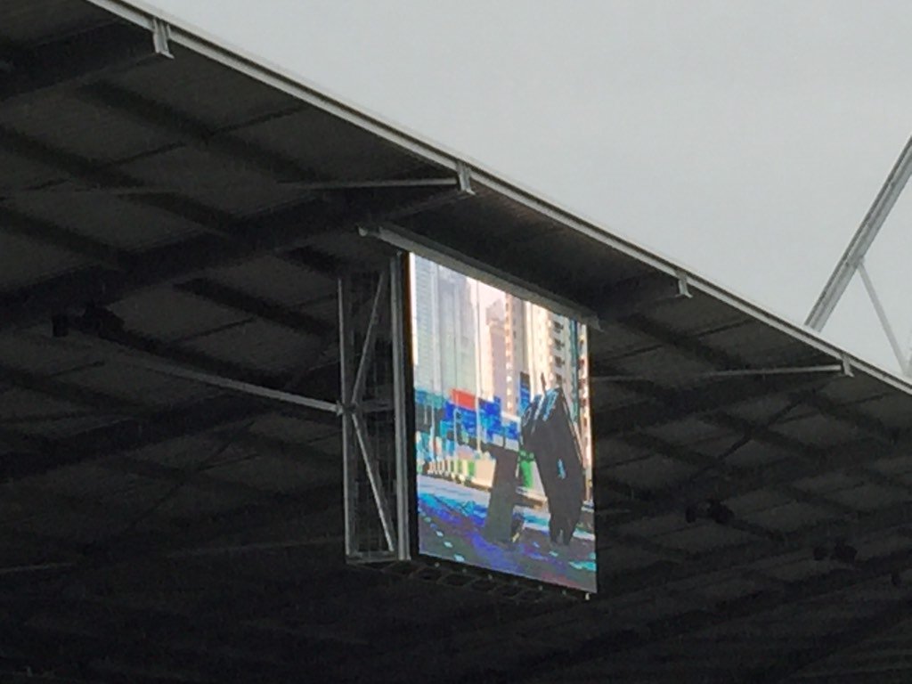 robjabe's tweet image. Vandaag Nieuwe ledwall getest Bij Heracles. Helemaal top. #heracles #ledyousee