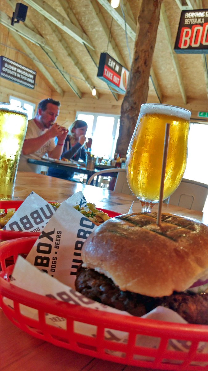 Award winning handmade burgers and a fine selection of great beers #Hubbox <a href="/PentewanSands/">Pentewan Sands Holiday Park</a>
