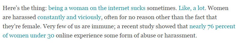lizzzbrown's tweet photo. @carriecourogen details the special bullying hell that women can experience on social media
#LizzUpacks https://t.co/v0NCpxCn6U