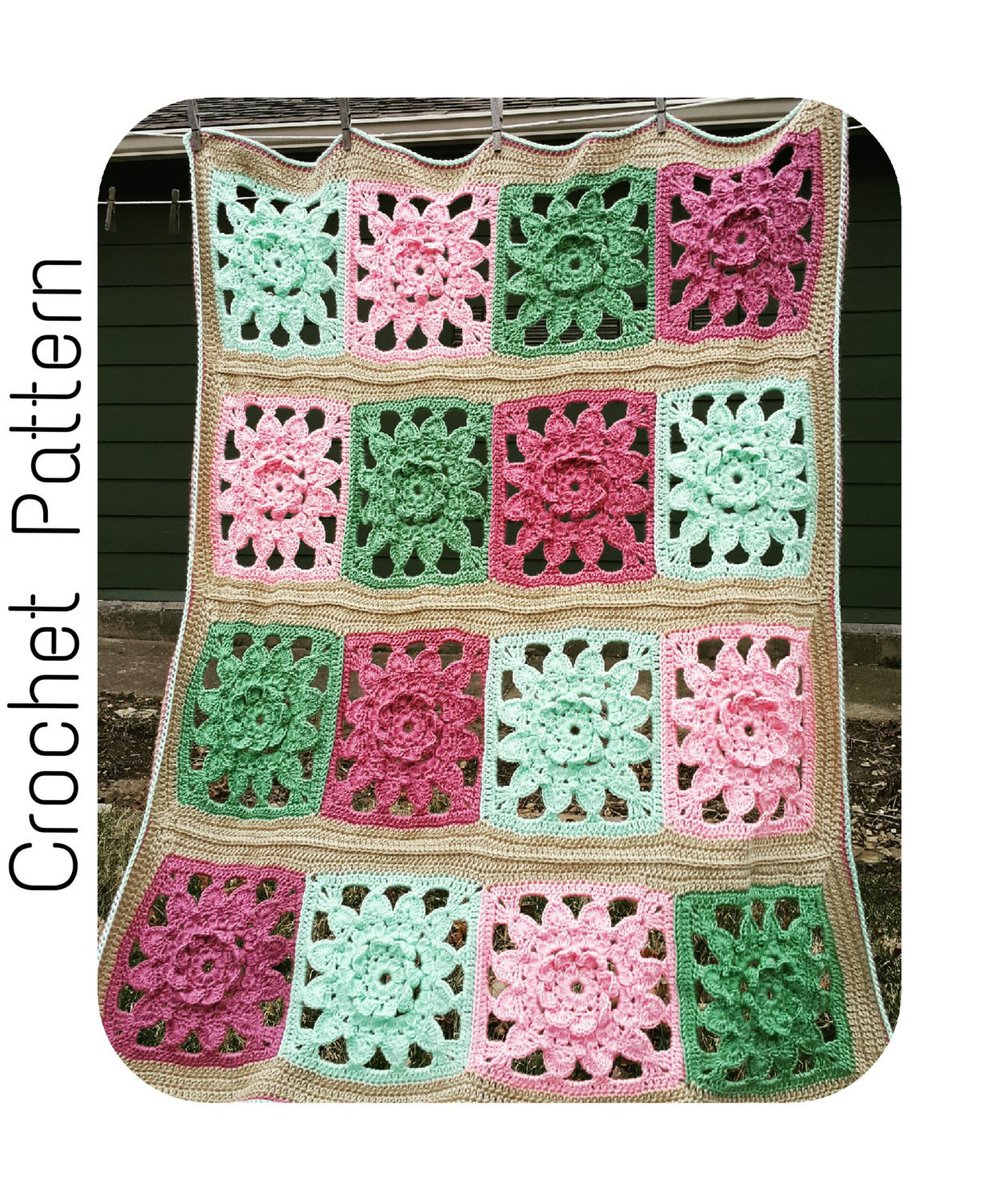 checksNFT's tweet image. Crochet PATTERN | Spring Crochet Pattern | Springs Abloom Afghan Pa… tuppu.net/5699ef02 #Crochet #SpringPattern