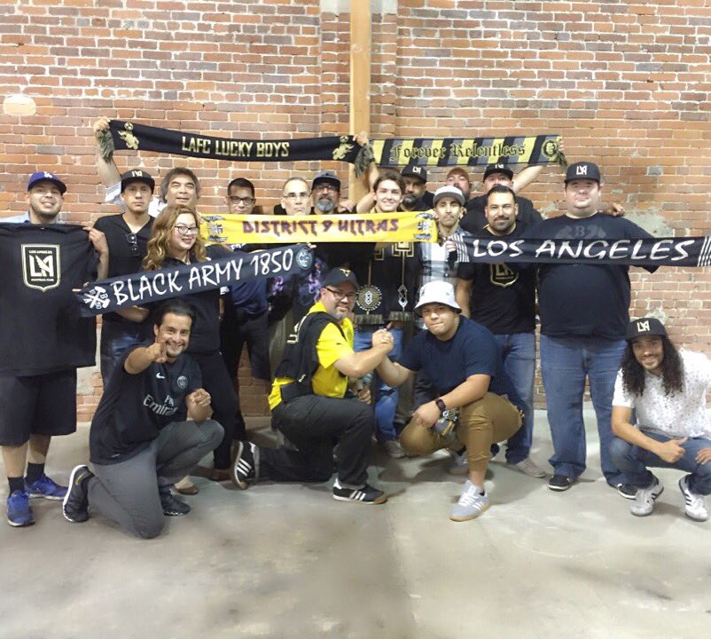 Shoulder to Shoulder we stand United. We Are LAFC, We Are LA, We Are the Black&amp;Gold. #ThisIsLA #ShouldertoShoulder