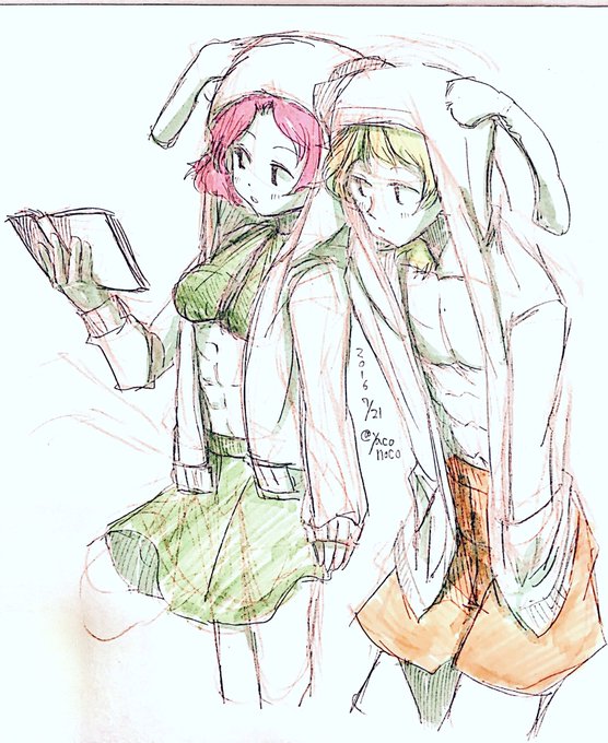 巣刈x侑那のtwitterイラスト検索結果