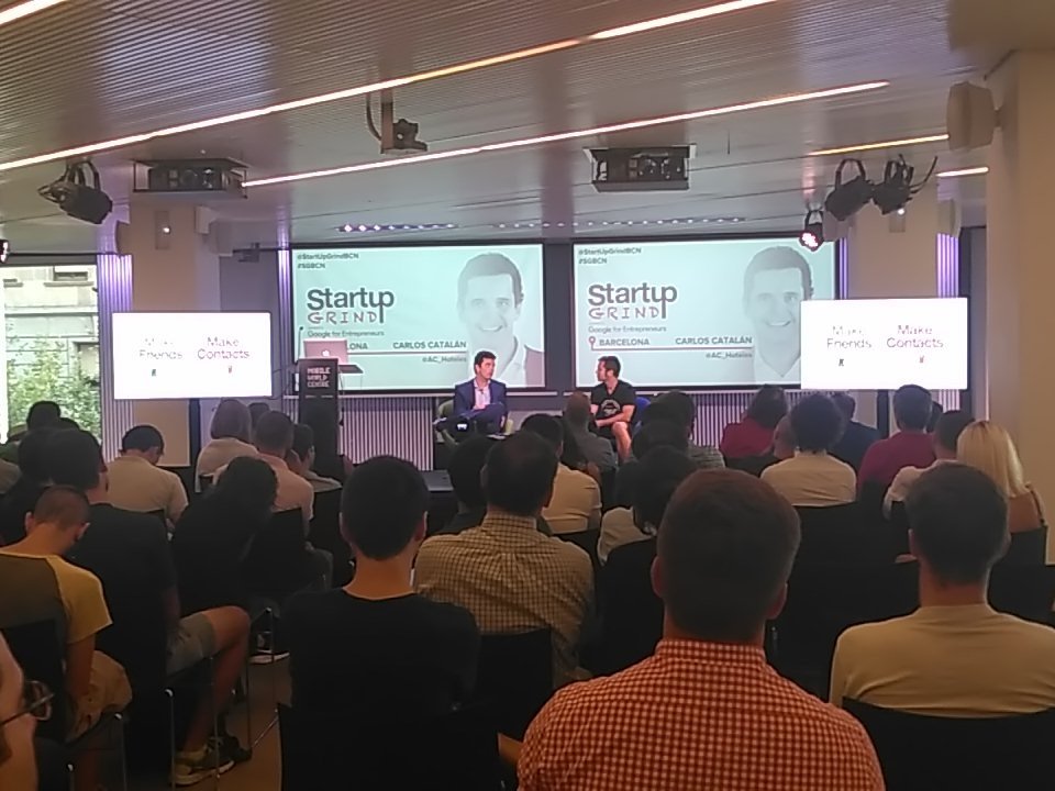 Pleased to be yet at another @StartupGrindBCN, this time learning from Carlos Catalan (<a href="/ACHotels/">AC Hotels by Marriott</a>) #SGBCN