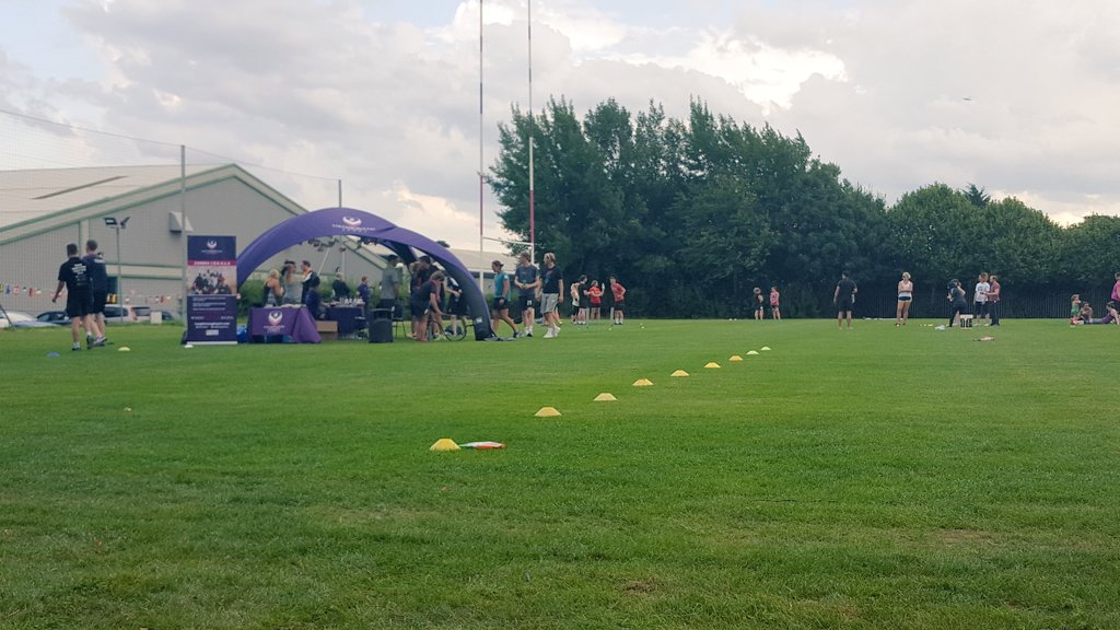 Great fun at the @LboroSport #staffsportsday Just a shame about the monsoon! #teamset