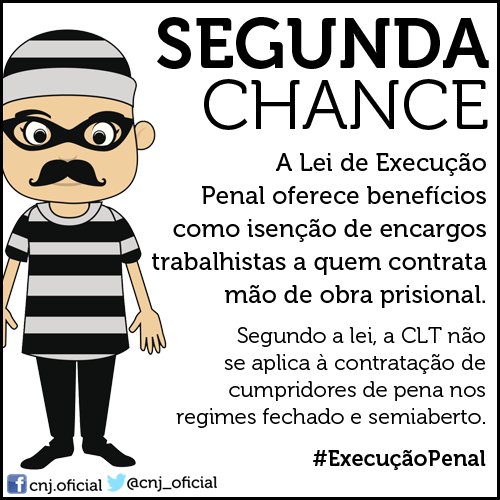 CNJ_oficial's tweet image. Confira os benefícios para quem contrata mão de obra prisional. cnj.jus.br/kt6j #ExecuçãoPenal