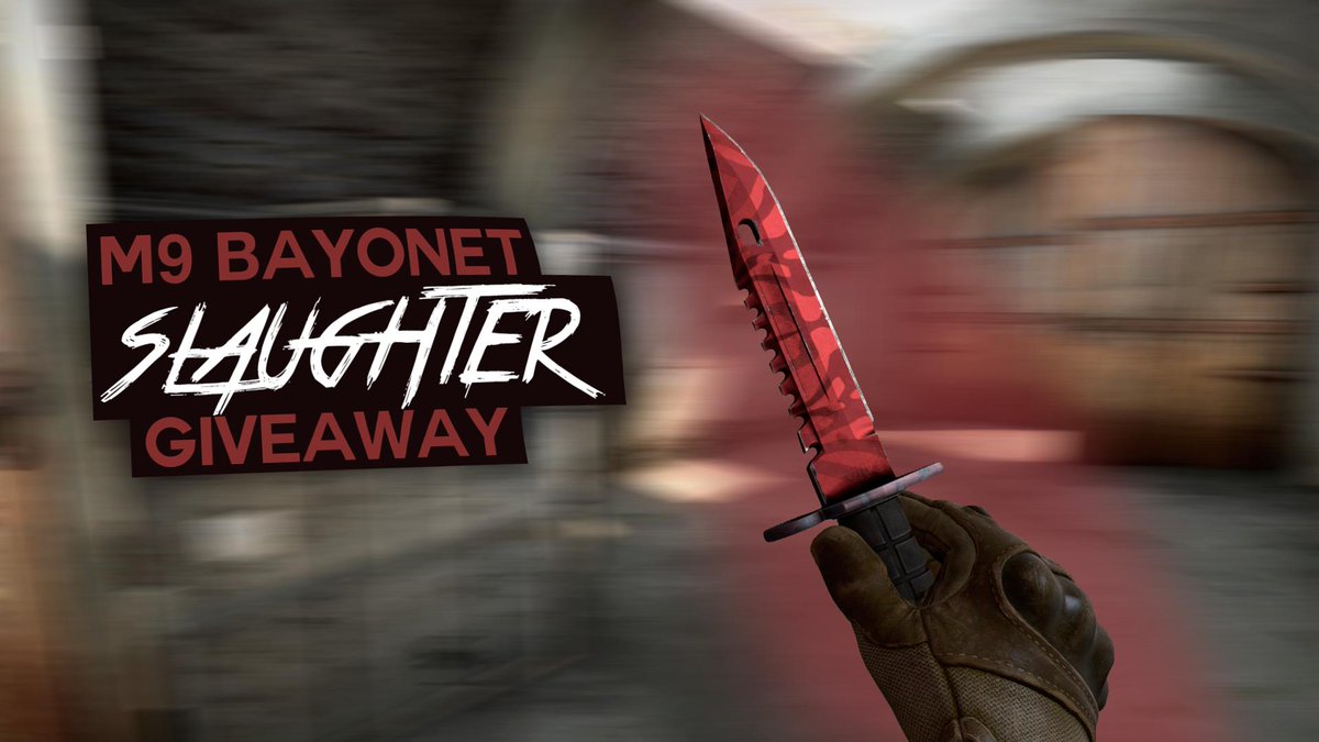 RealAndyPyro's tweet photo. 4.8 arvon M9 Bayonet Slaughter MW Assemblyjen kunniaksi. Osallistu arvontaan täältä: https://t.co/0SjMP2v42q Onnea! https://t.co/bRsQyYF3cW