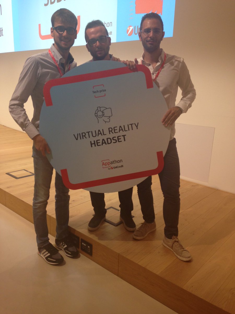 OpenBankProject's tweet photo. Best tech prize All Industries @UniCredit_PR #Appathon2016 @OpenBankProject https://t.co/NqB6EcH5El