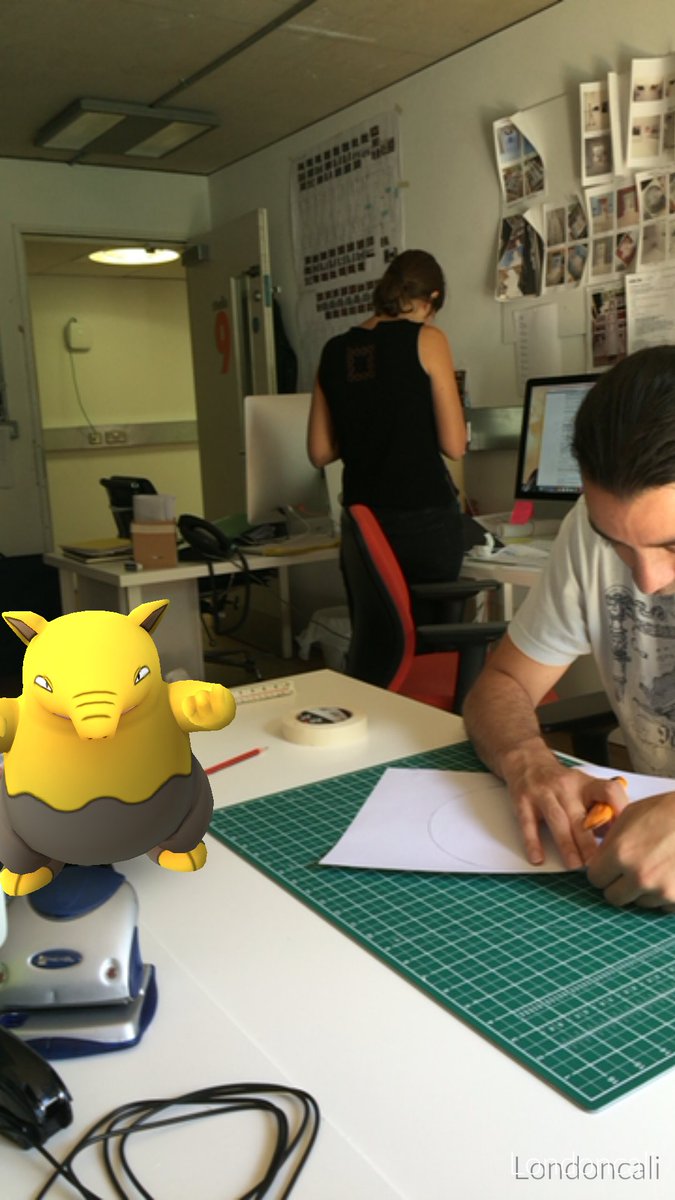 Gotcha! Studio ZNA hanging with the #PokemonGO Heatwave in the studio!