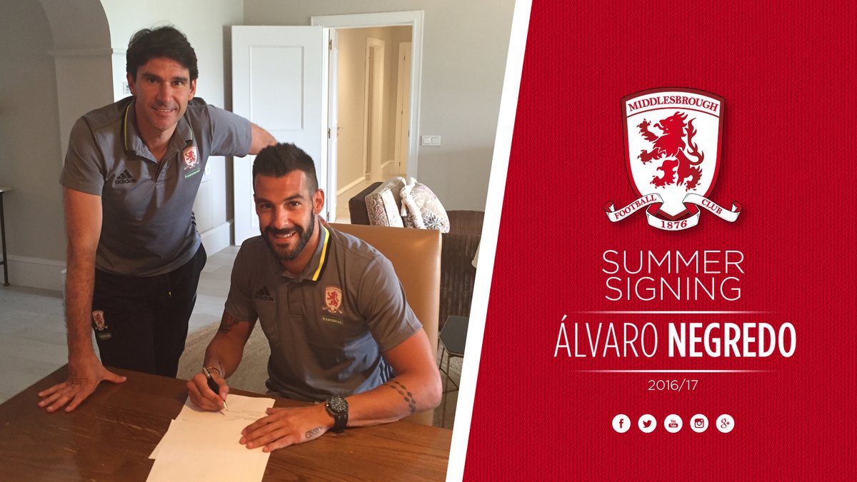 betfect's tweet photo. Middlesbrough has confirmed they've sign Alvaro Negredo on a season long-loan. https://t.co/sFIvm4yKS3