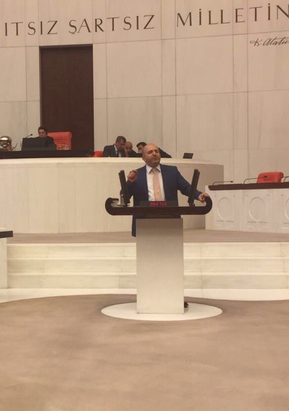 Utanmadan TBMM yi ziyarete gelen Konya baro Başkan'ına Meclis kürsüsünden tepkimizi gösterdik.Sıra devletimizde...