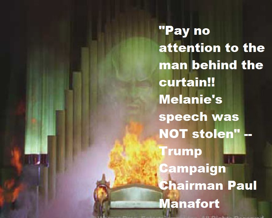 nuzedit's tweet image. #MelaniaSpeeches #speechgate #LyingDonald #evil /#Trumps cnn.com/2016/07/20/pol…