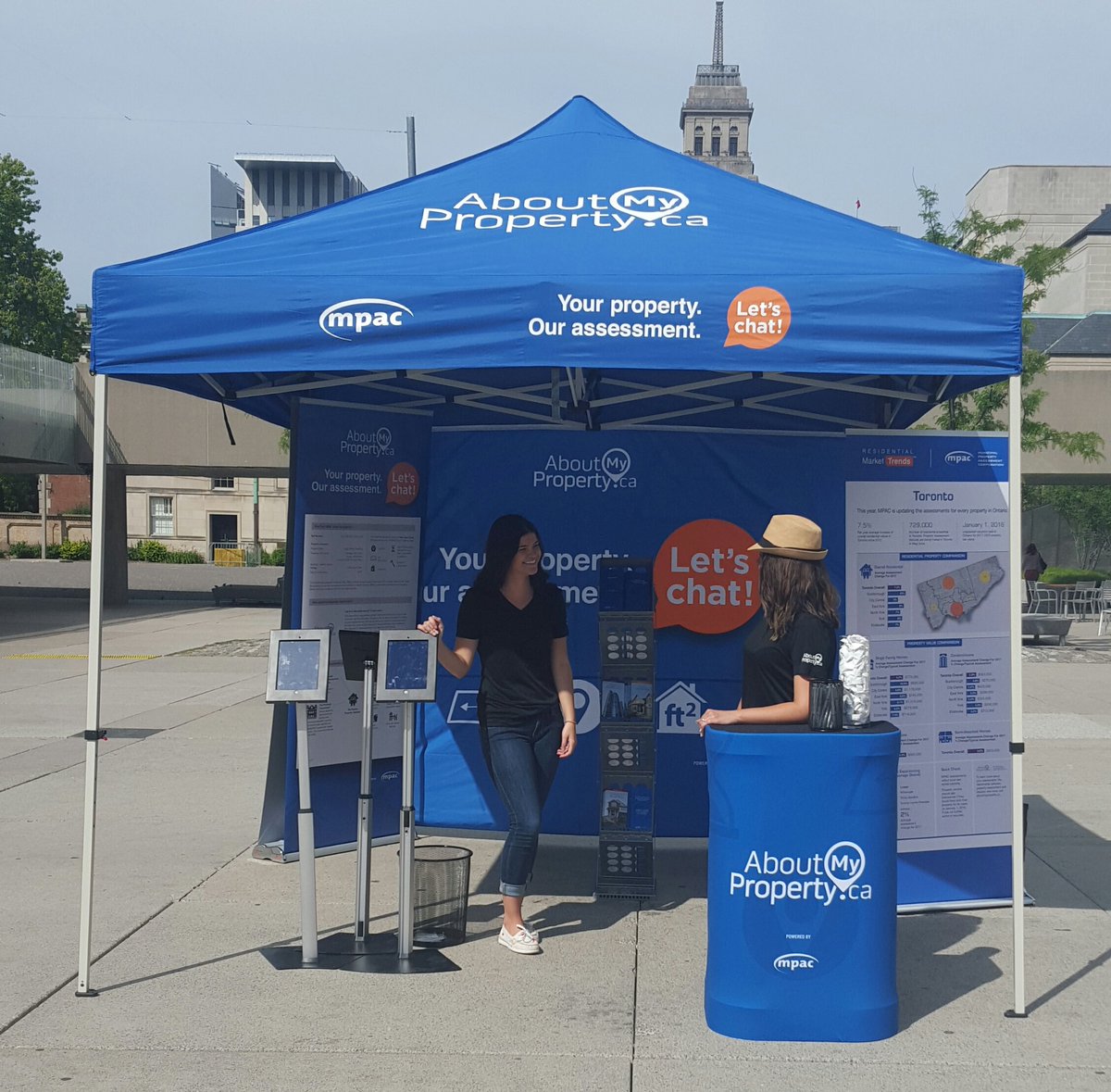 MPAC_Ontario's tweet photo. Hey #Toronto - stop by our booth at Nathan Phillips Square and check out aboutmyproperty.ca #2016AU https://t.co/UOLrIBcfPc