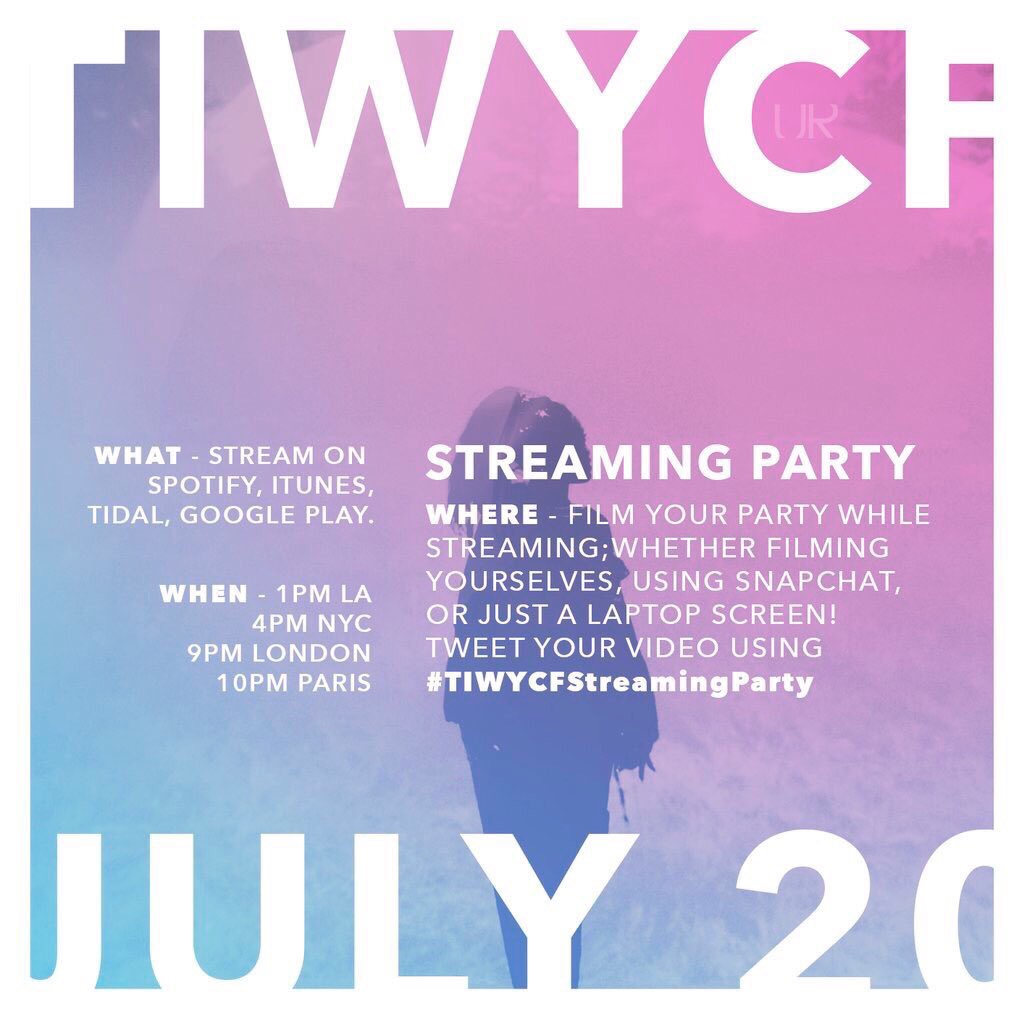 RihannaStats's tweet photo. Don't forget about the #TIWYCFStreamingParty today! Let's get TIWYCF into the Top3 on the Hot100 ⚡️⚡️⚡️ https://t.co/ZRn4DsBo2l