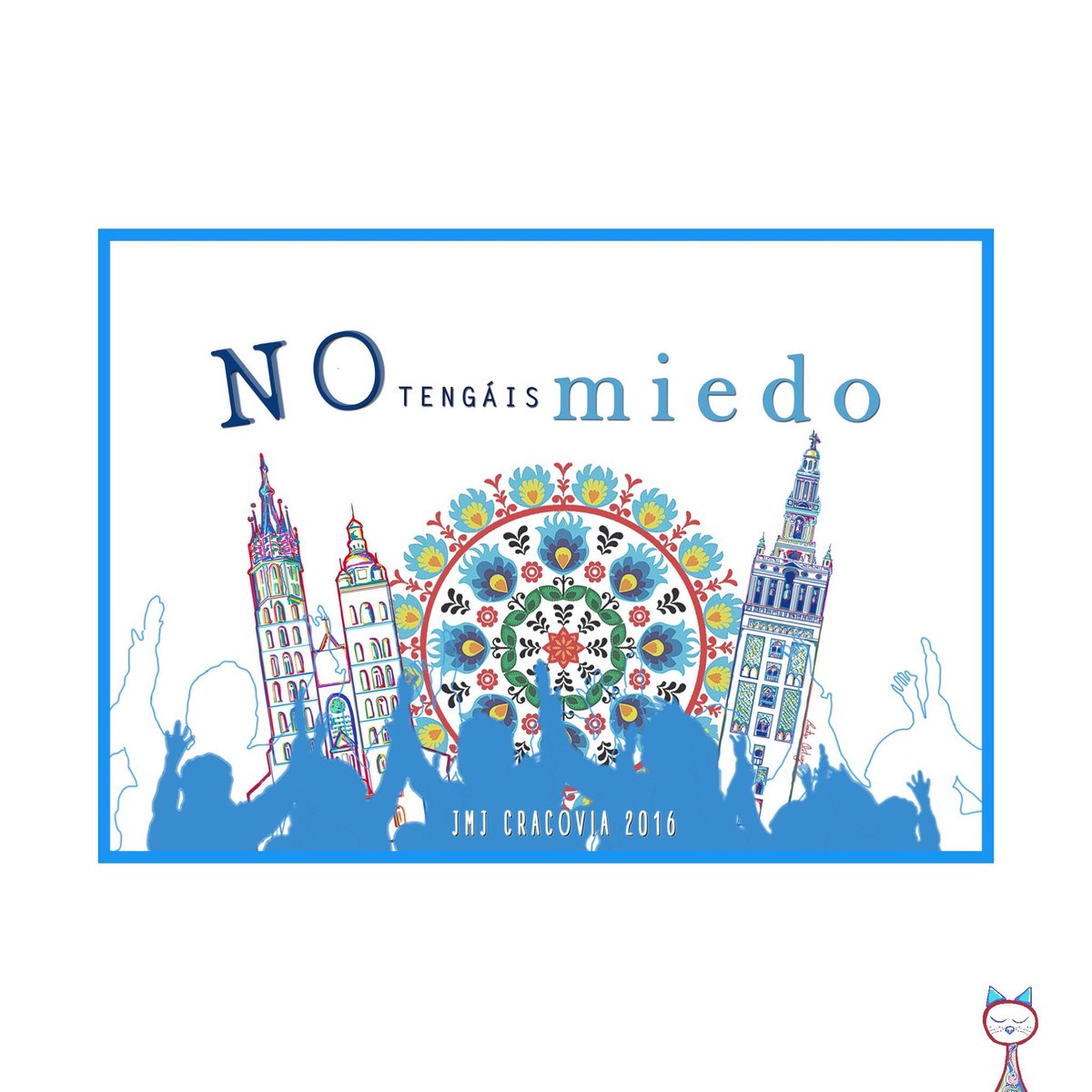 catscanart's tweet photo. Logo JMJ Cracovia 2016 #jmj #cracovia https://t.co/vlnpksEmUj