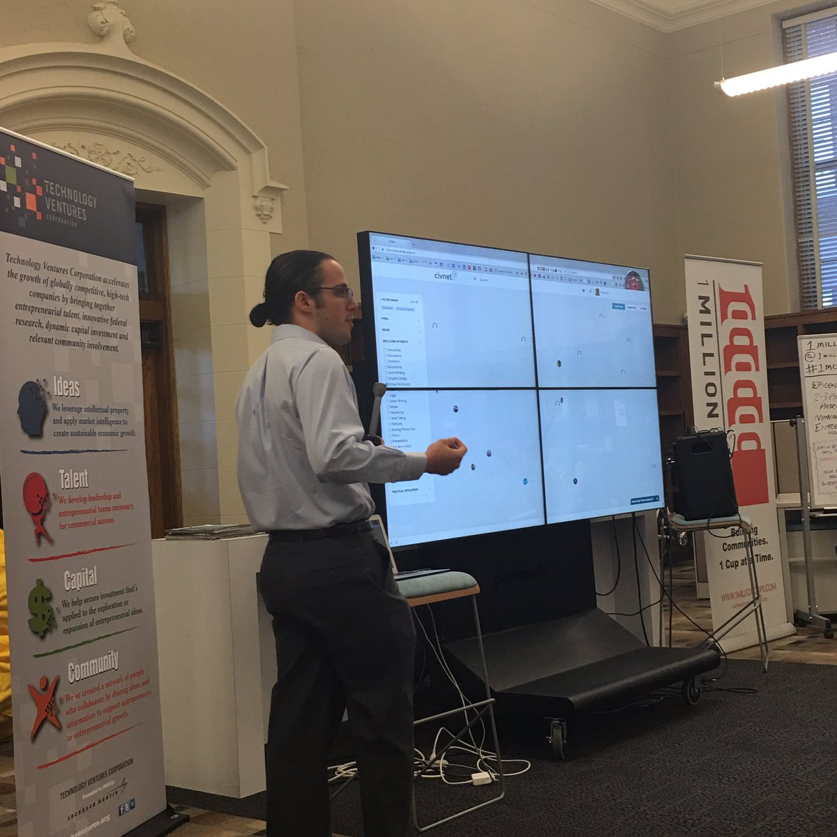 hauteNMgirl's tweet photo. #CivNet connecting people to social/civic passions. (Where are my #backoftheheadshots @charlesoffwhite) #1mcabq #1mc https://t.co/nLRL86Vou5