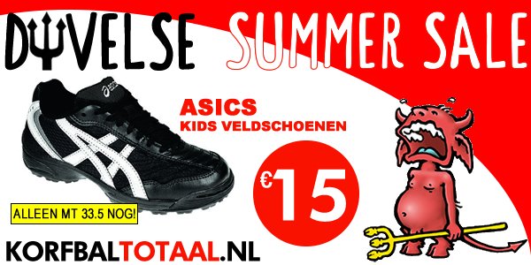 asics veldschoenen korfbal