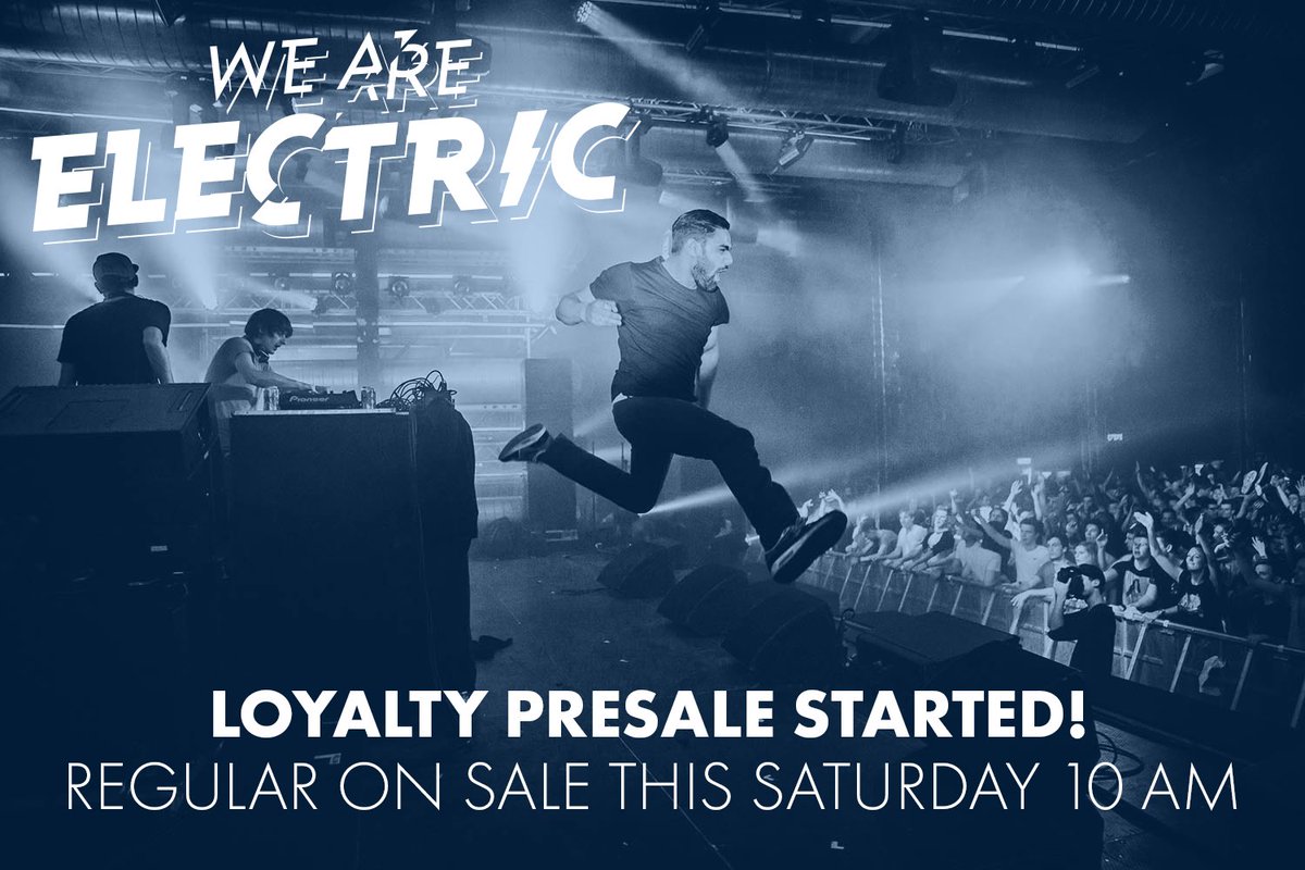 YAY! De Loyalty pre-sale is al gestart - check je mailbox! Early Bird voorverkoop start deze zaterdag om 10:00