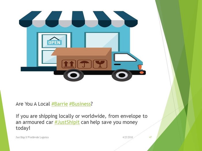 JSILOGISTICS's tweet image. Serving Barrie Businesses for 7 years