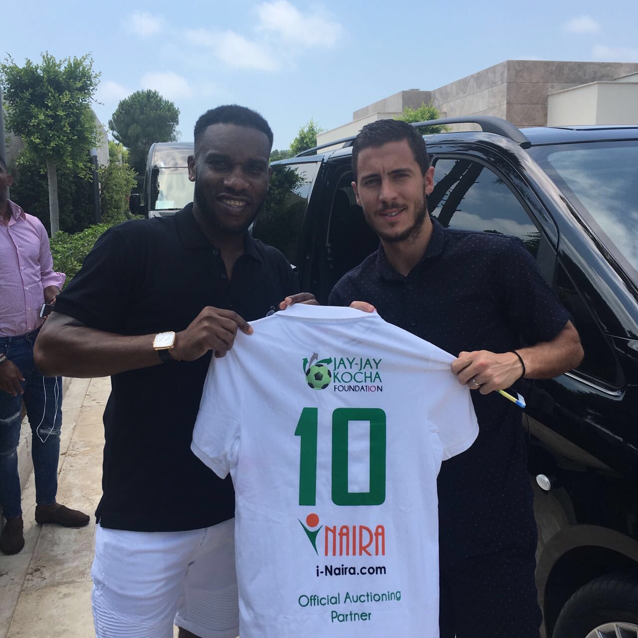 Jay Jay Okocha Hazardeden10 Endorses Iamokocha Foundation Idashnaira