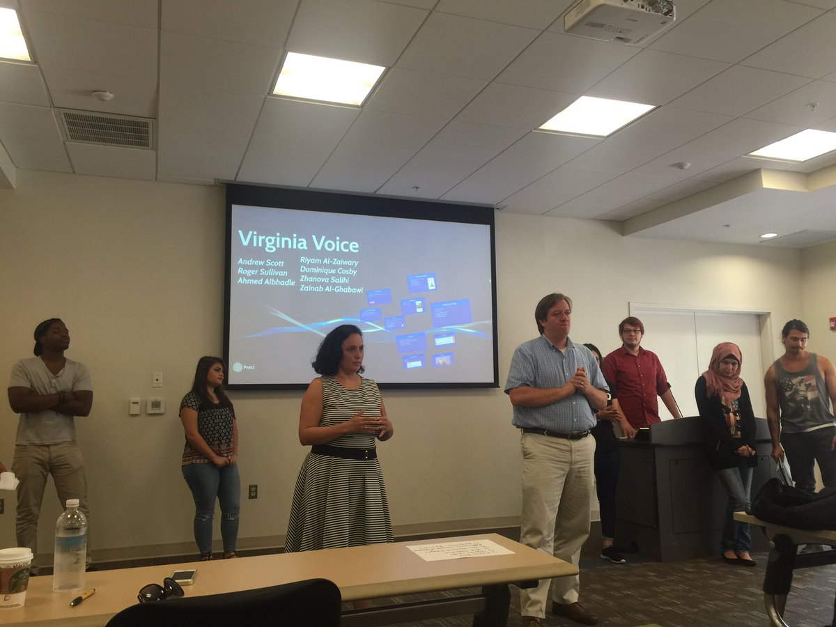 Connect_VA's tweet photo. Excited to be giving feedback to the @VCUsocialmedia IYLEP program! #ConnectVA https://t.co/Lp8Tezqdsu