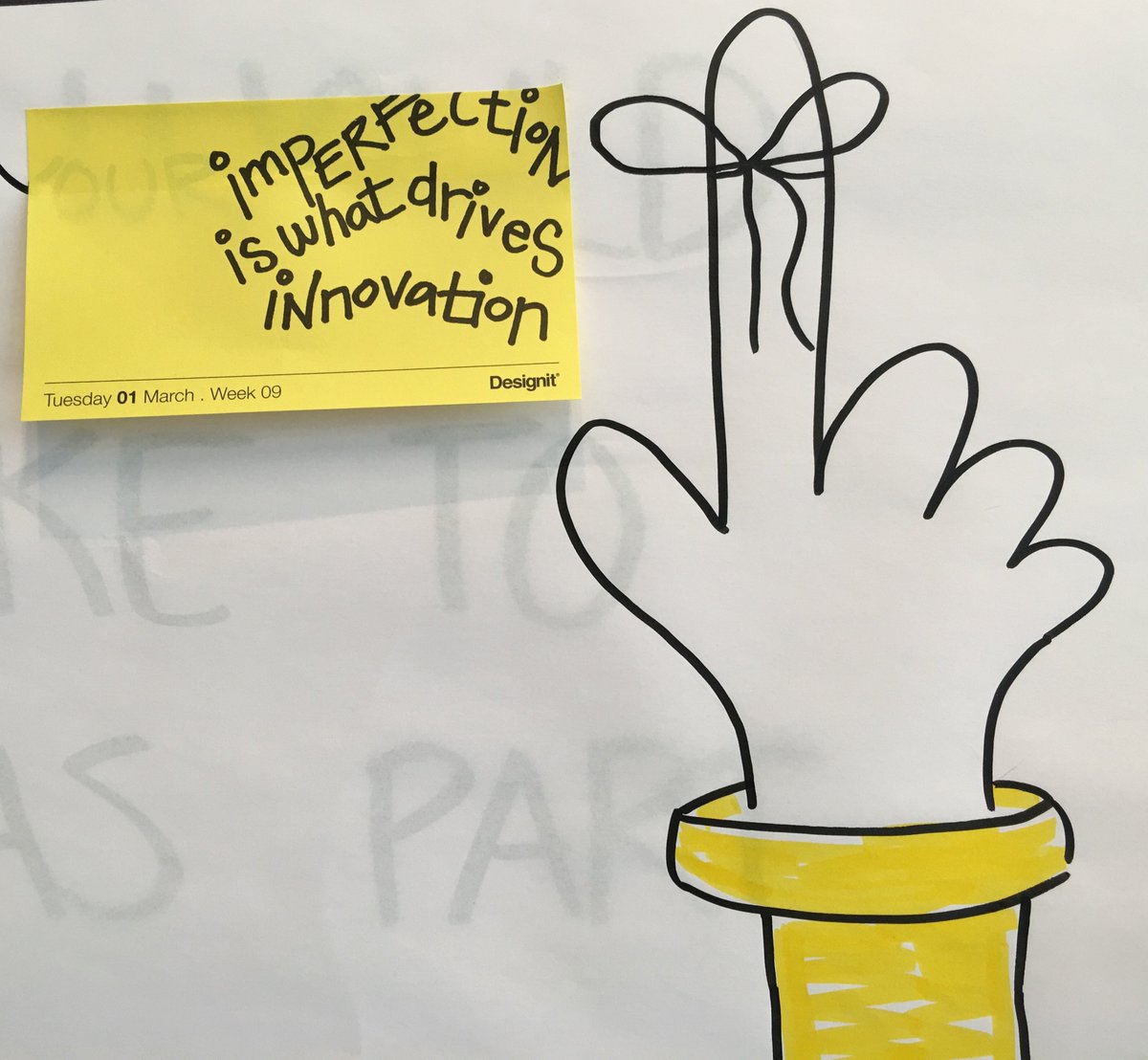 Designit's tweet photo. #TipOfTheDay: "Imperfection is what drives #Innovation" #Designit #Design #StrategicDesign #TipsForInnovation https://t.co/LOrhgCP5Es
