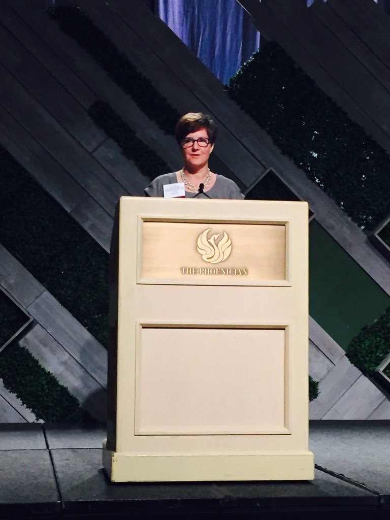 ecmcsherry's tweet photo. @MaureenDingus chair of Interchange kicks it off #INTCHG16 https://t.co/QkrA35jOnc