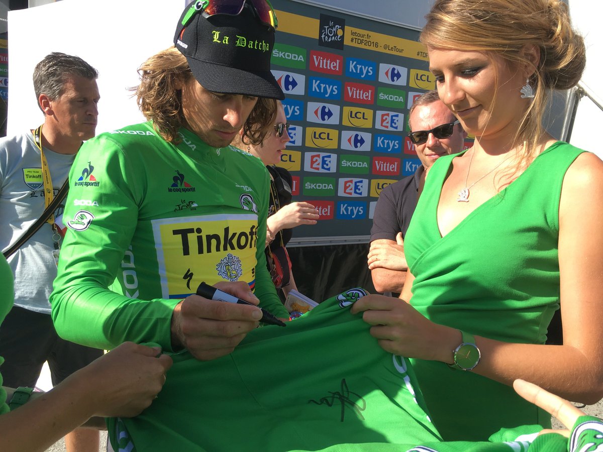 Green Jersey ŠKODA tweet media