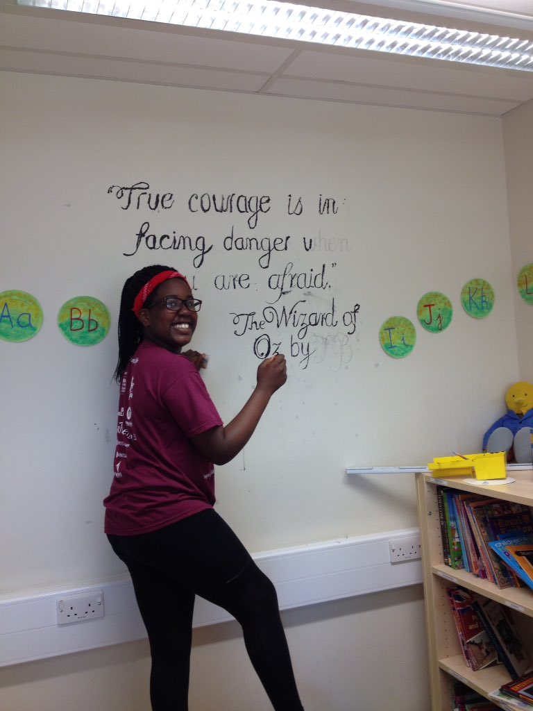 DSTC_PE's tweet photo. #DSTCCommunityDay Yr 7 ran out of time to finish all the wonderful work but a great day at Dartford Bridge Primary. https://t.co/VnVNSRIK0E