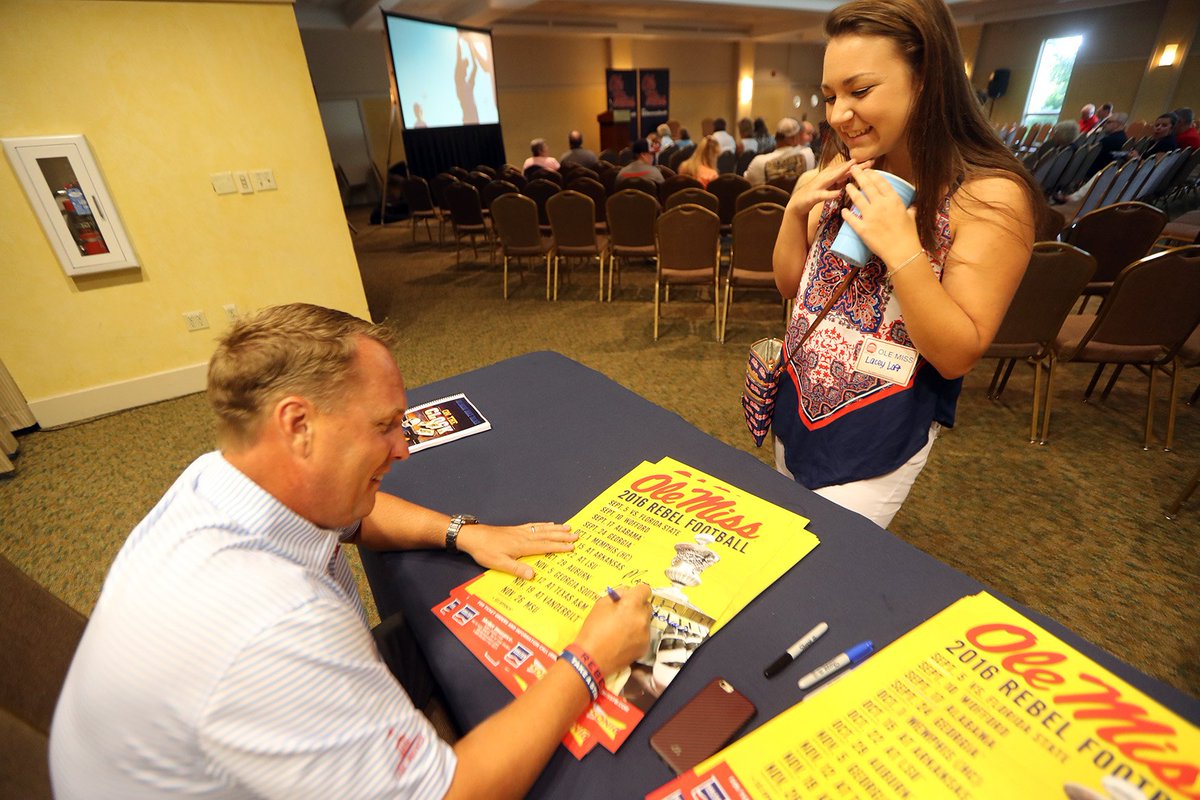 OleMissPix's tweet photo. GALLERY: Rebel Road Trip stop in Memphis, TN. #RRT16 @OleMissFB
https://t.co/wpxhXwa1pe https://t.co/E4jSXuYcGq