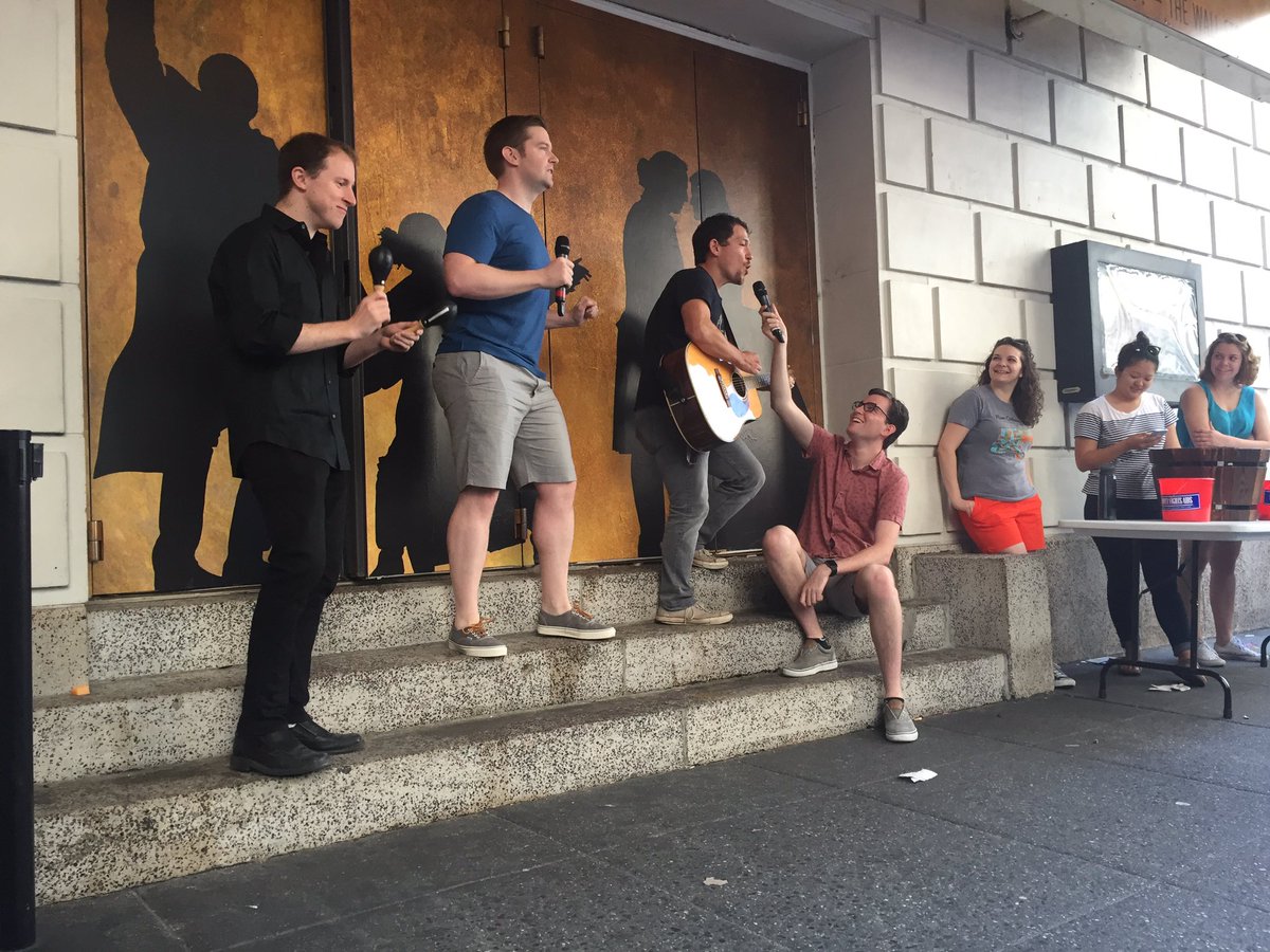 HamiltonMusical's tweet image. Today, we introduced Miguel Cervantes, our new A. Ham in #HamiltonCHI, to the #Ham4Ham show. Video coming soon!