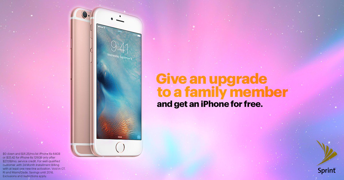 iPhone 6 BOGO (64GB or 128GB) + iPhone Forever! Come to our stores for more info! sprint.co/1K0e4OK
