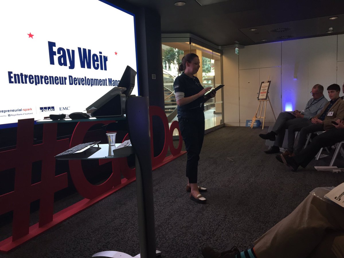annewatch's tweet photo. @ESparkGlobal @weir_fay tells her story in #Edinburgh tonight. @KenWhipp @DarrenPirieRBS #GoDoEntAwards https://t.co/xHaVfXPLWM