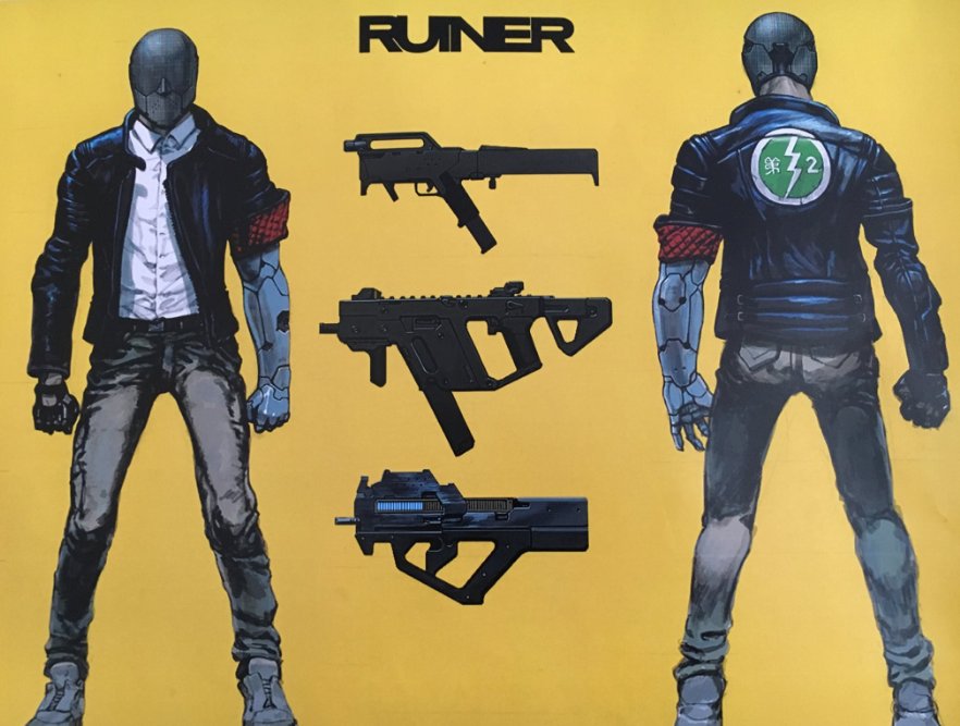 WeaponDesigns's tweet image. RT @devolverdigital

Devolver visited Reikon today and oh boy is @RuinerGame going to be outstanding!