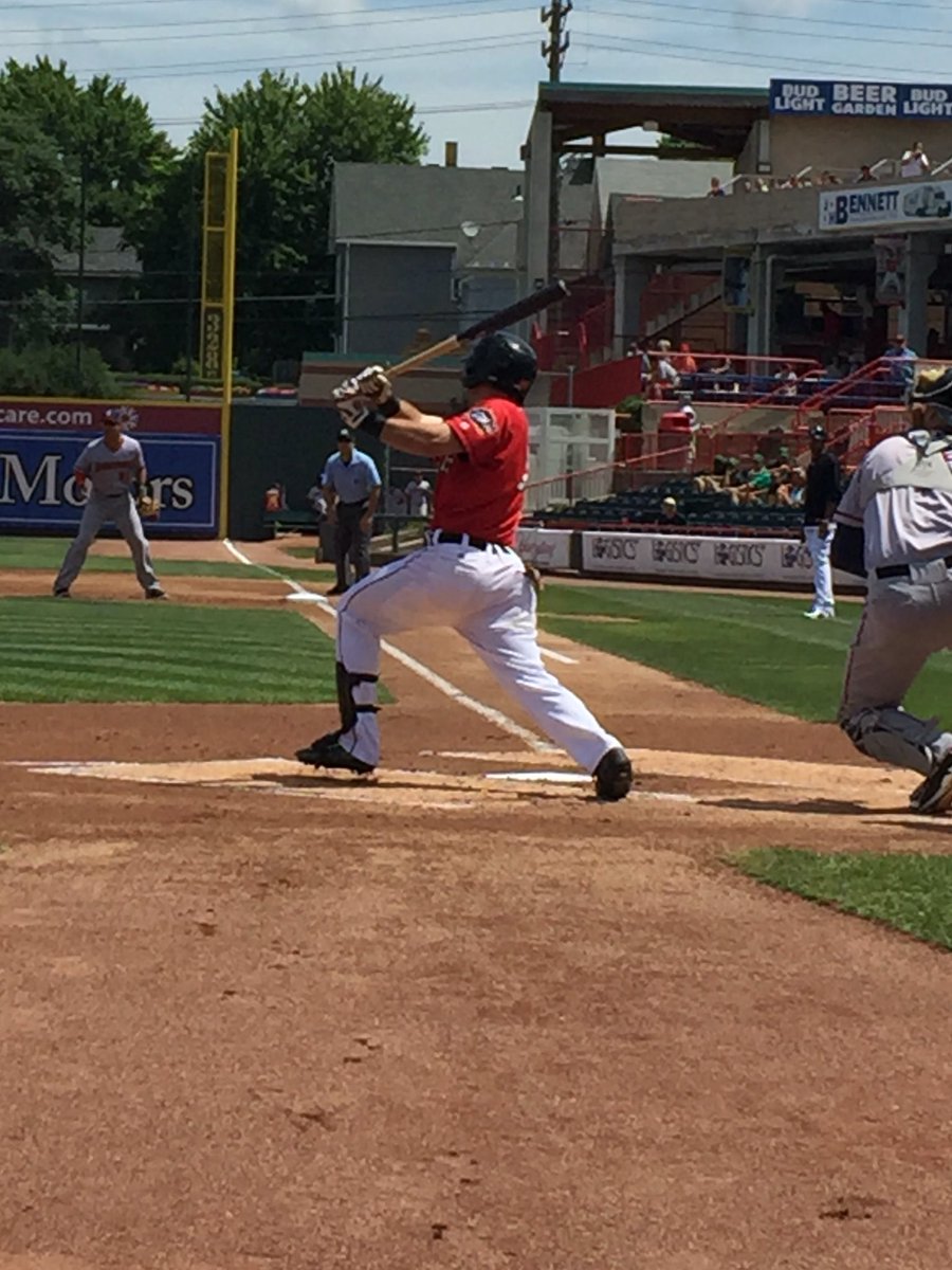 lushep2's tweet image. @erie_seawolves got on the board 1st when @TylerBortnick doubled bringing home @SaintBerny36. #KeepItUpWolves