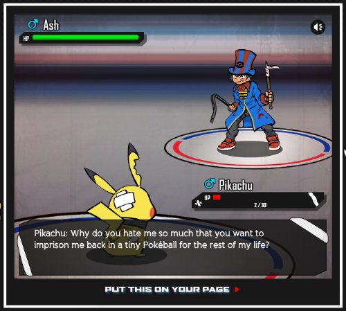 Pokémon Black and White Parody Game: Pokémon Black and Blue